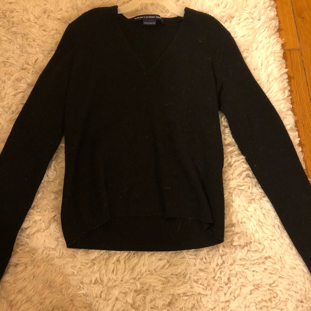 Black Warm Ralf Lauren Top